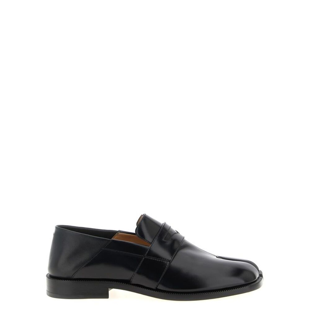 Maison Margiela Black Calfskin Slip-On Women's Loafers